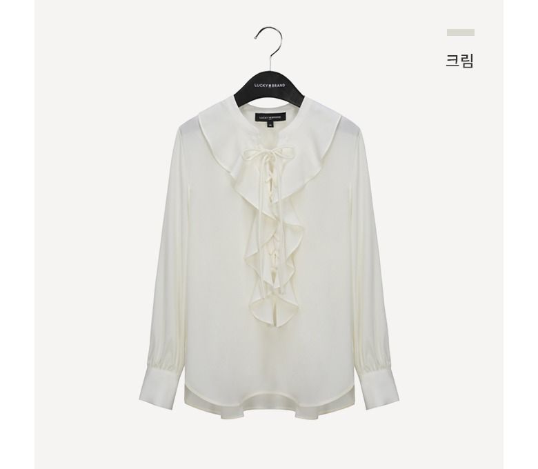 [Lucky Brand] 럭키브랜드 러플 블라우스 1종