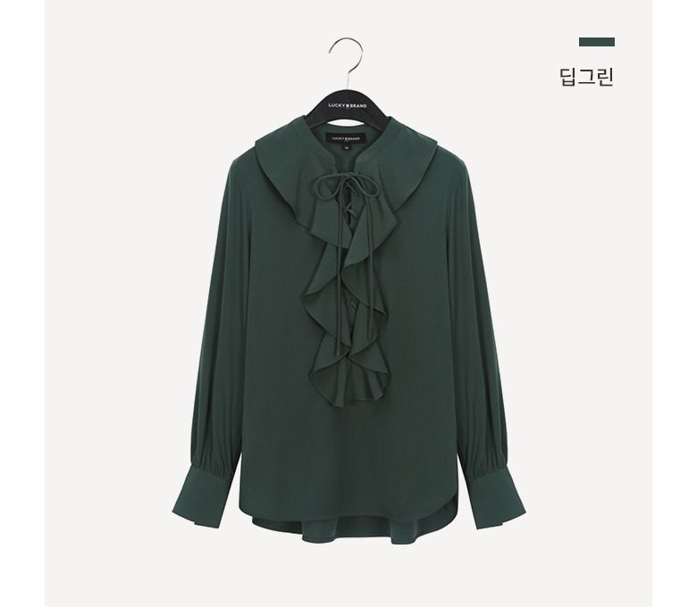 [Lucky Brand] 럭키브랜드 러플 블라우스 1종