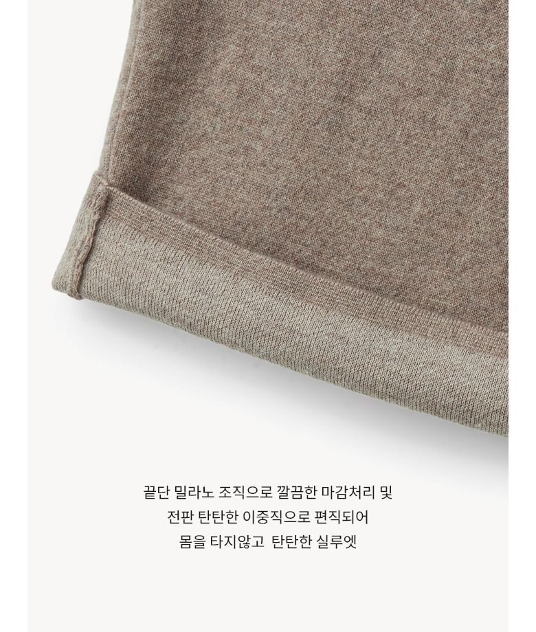 26FW 캐시미어울100 이중직 버뮤다 팬츠 1종