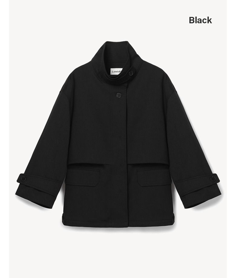 25FW 울블랜드 패딩 하프코트