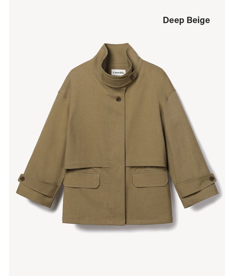 25FW 울블랜드 패딩 하프코트