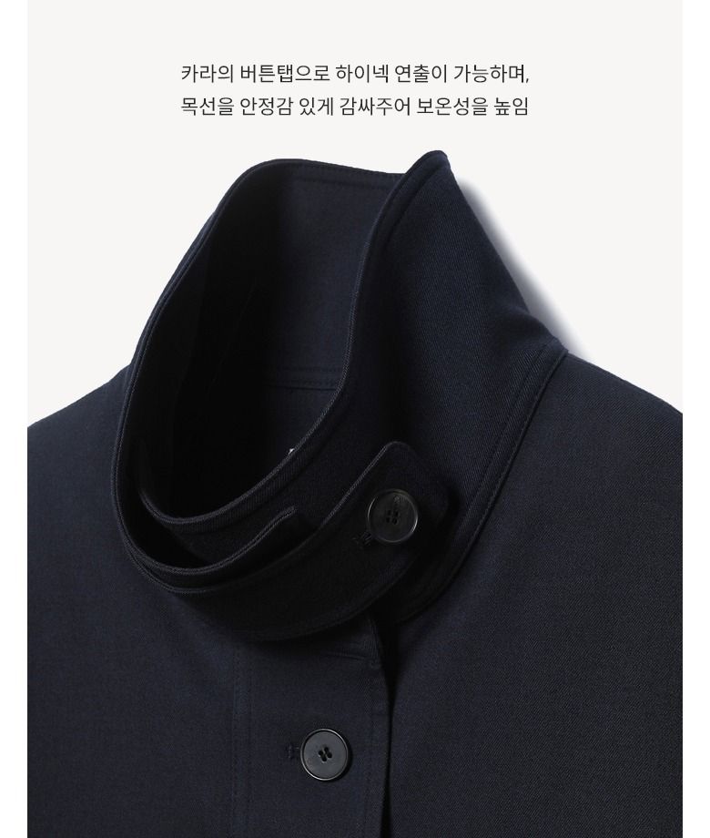 25FW 울블랜드 패딩 하프코트