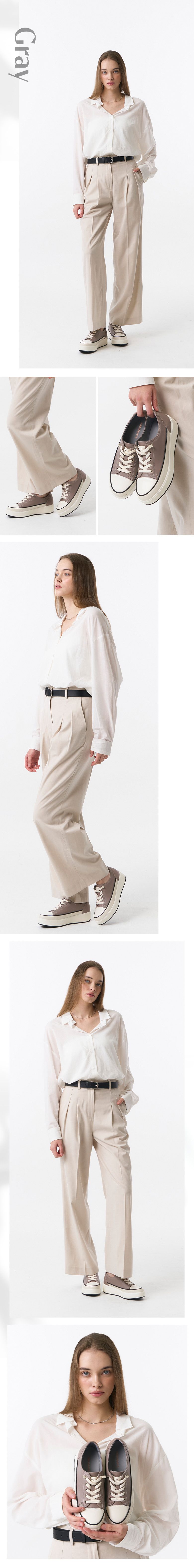 브루마스 양가죽 몰리 스니커즈