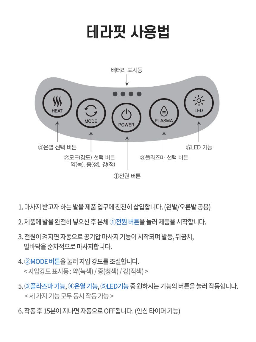 휴심 테라핏 발마사지기 HSM-901