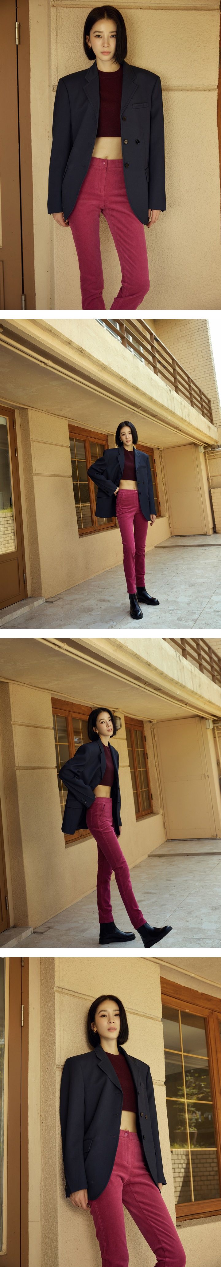 아뜰리에마졸리 슬림 코듀로이 팬츠 1종