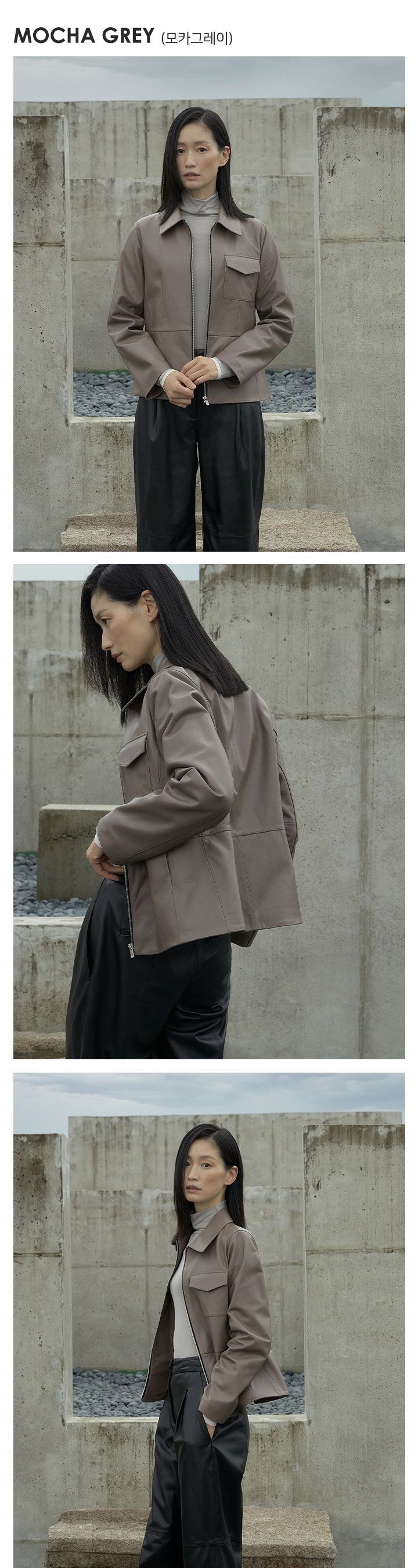 SJ와니 이태리 나파 램스킨 재킷 [런칭 가격 299,900원]