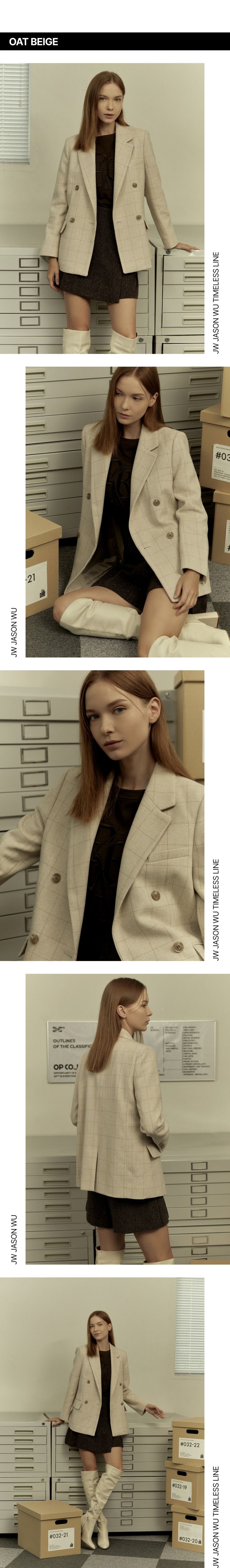 제이슨우 헤링본 울 윈터재킷 [런칭 가격 99,900원]