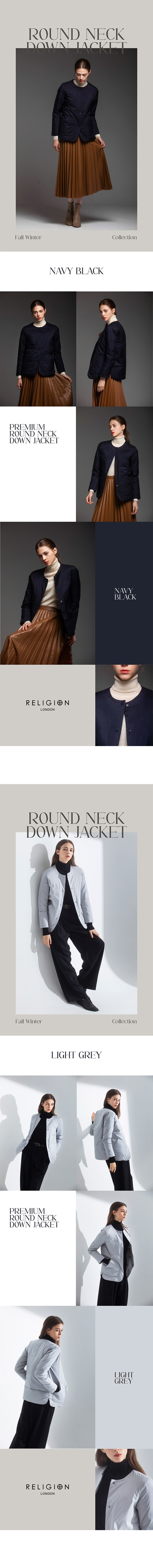 릴리전 여성 인퀼팅 골드다운 자켓 1종