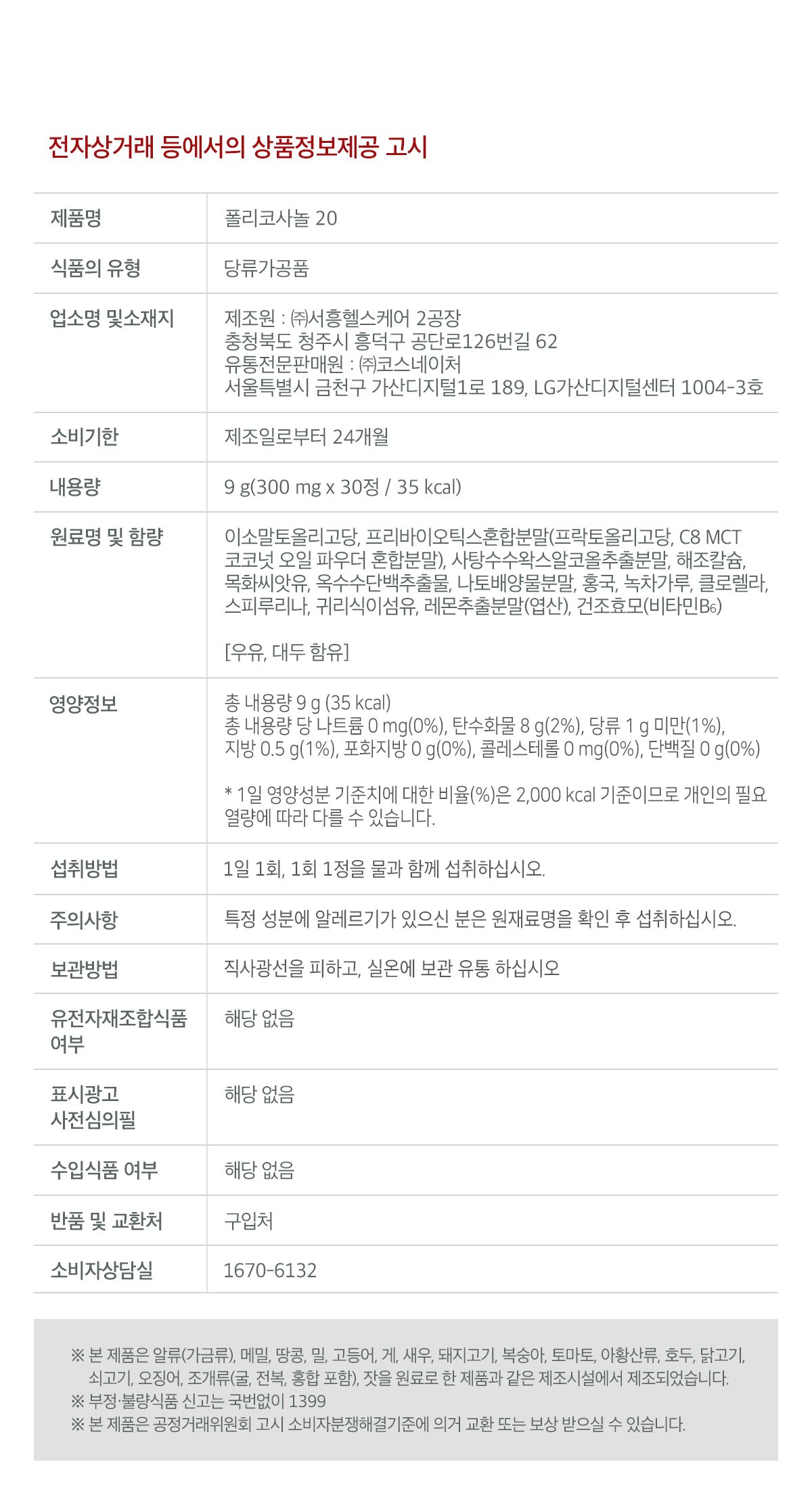 [소비기한 26.03.07까지] 닥터린 폴리코사놀20 12박스