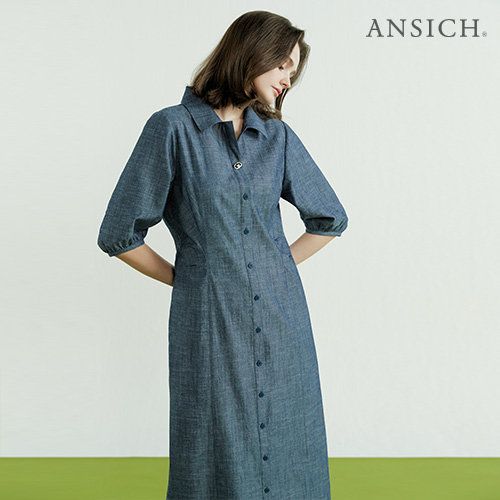 [안지크] 23SS 에센셜 풀 오픈 원피스 2종