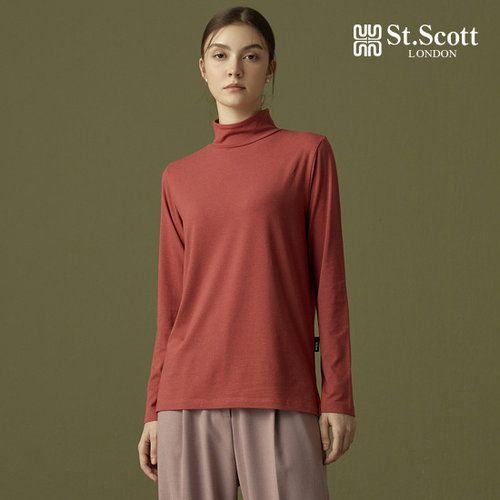 [St.Scott] 세인트 23FW 모달 피치 기모 모크넥 티셔츠 6종