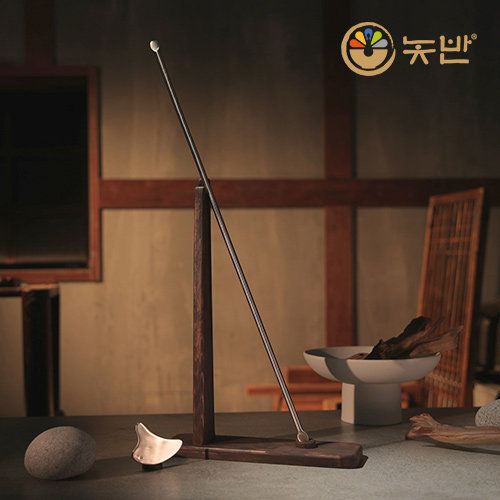 [방송에서만 이가격] 놋반 유기 바디 롱마사지기(66.8cm/10mm)&누빔파우치, 하트 마사지기 세트