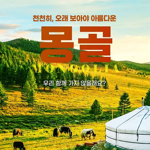 [상담소개] [몽골 3/4일] 국적기 왕복직항+현대식 게르숙박+테를지국립공원