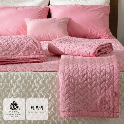 [슈퍼킹]방송에서만이가격/호주산 프리미엄 100% 박술녀 피그먼트 워싱 이불 겸 패드