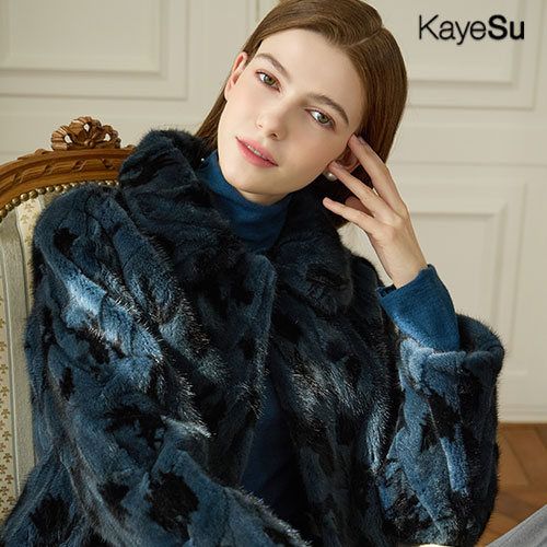 [Kayesu] 케이수 NEW 밍크 리파인드 스탠카라 자켓