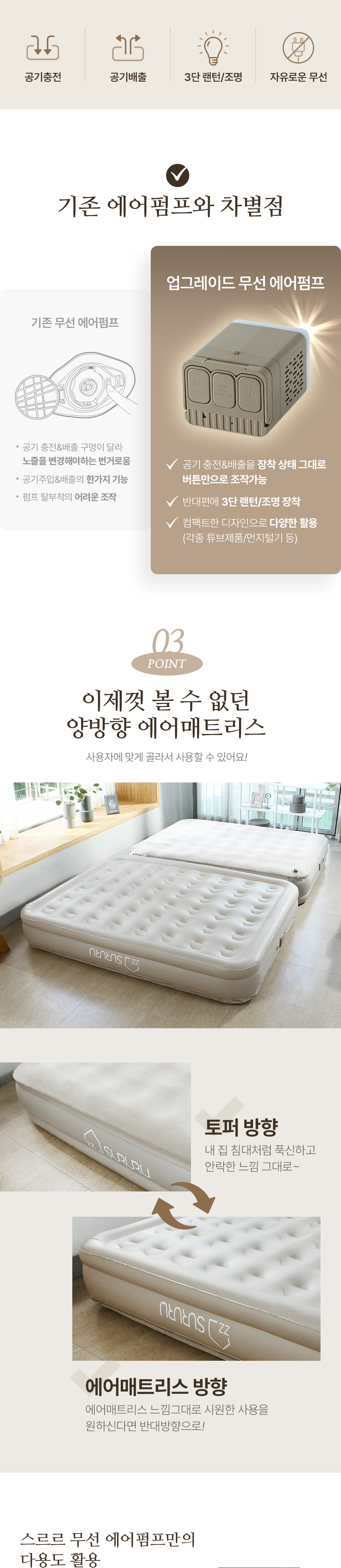 (퀸)Q 스르르 원터치 유로탑 토퍼 베드 매트리스 침대