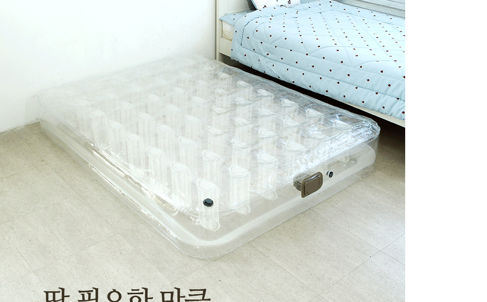 (퀸)Q 스르르 원터치 유로탑 토퍼 베드 매트리스 침대