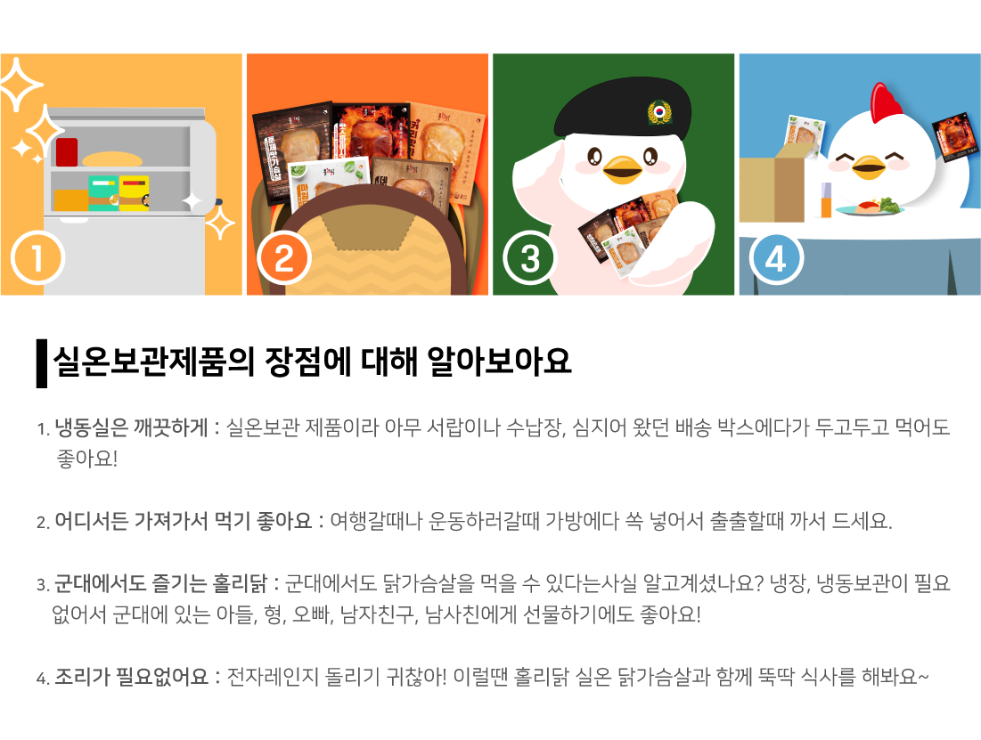 [홀리닭] [방송에서만2팩더(마일드)] 부드러움에 반한 닭가슴살 총 22팩 (5종*4팩+ 방송에서만 마일드 닭가슴살 2팩 더!)