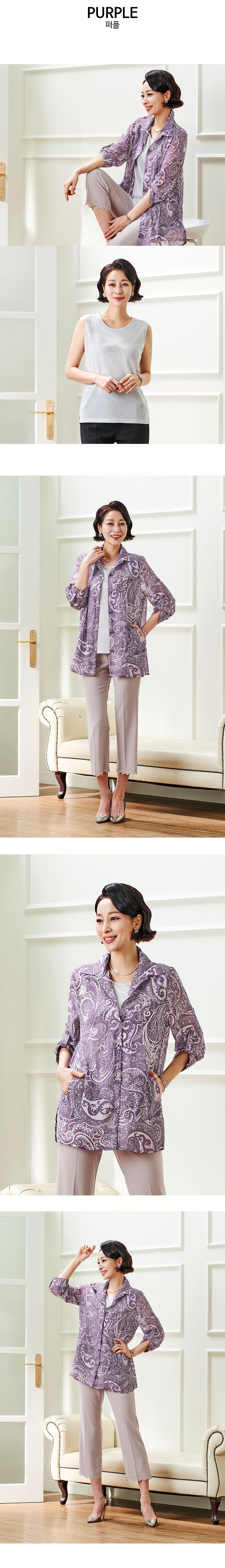 [마담엘레강스] 알리사 페이즐 쉬폰 앙상블 (총 2종)