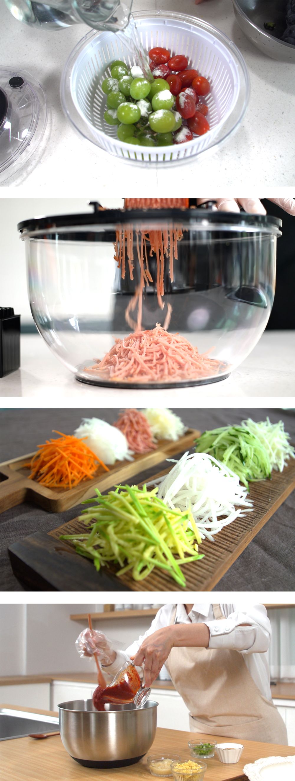 [오슬로] 만능스텐볼(야채탈수,손질,채칼기능포함!)