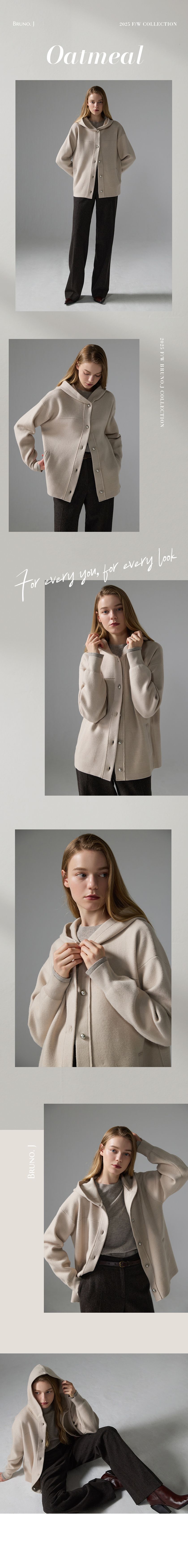 [브루노제이] 25FW 후드재킷1종