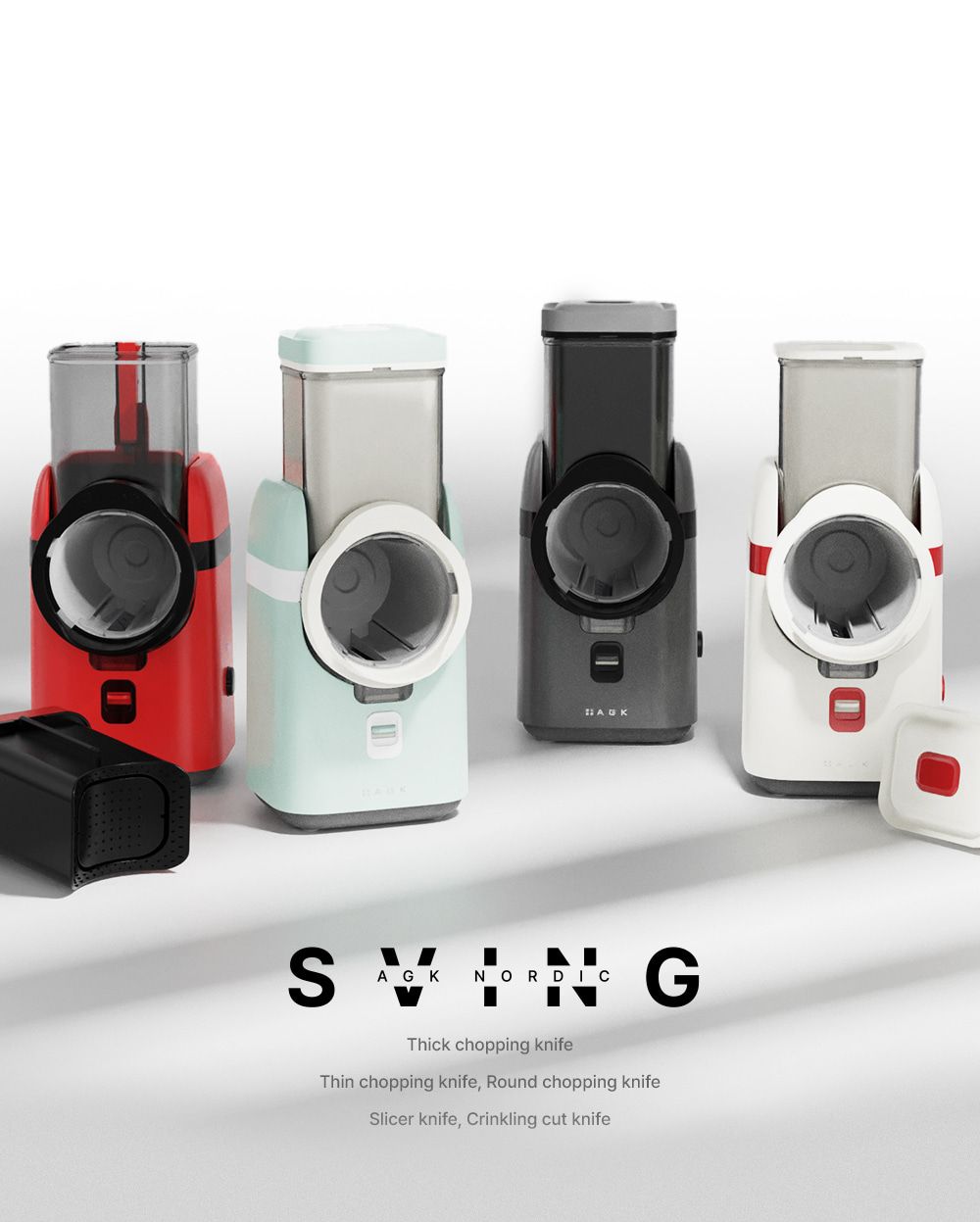 [방송에서만] AGK 오토 슬라이서 전동채칼, 사은품 퀸나 멀티포트