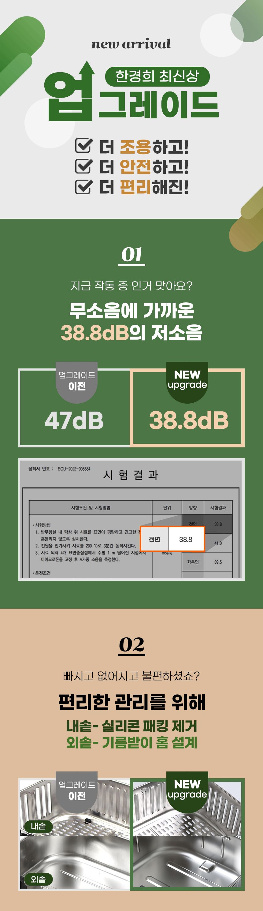 5L 대용량, 열선보호망 업그레이드 한경희 스텐304 바스켓 올스텐 에어프라이어 HE-A817