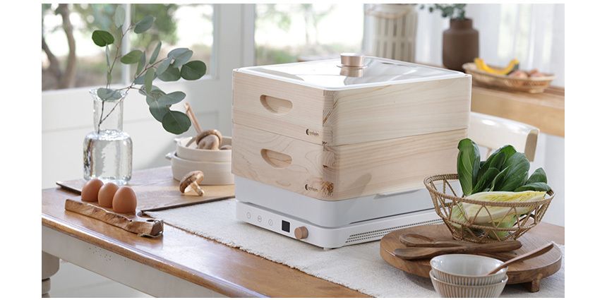 벤하임 3in1 데일리쿡 편백찜기 2단 세트 풀구성