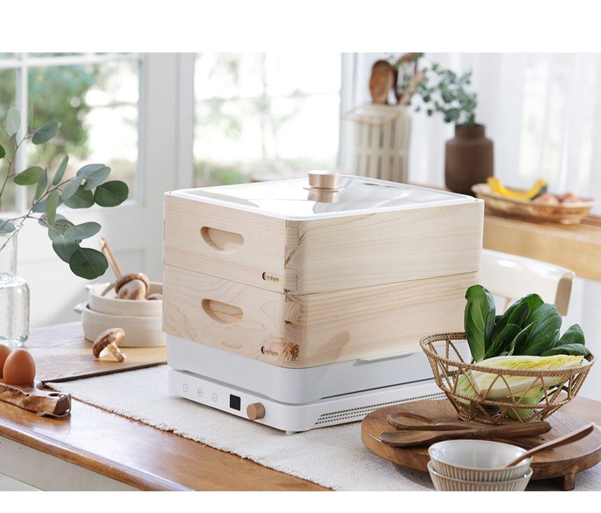 벤하임 3in1 데일리쿡 편백찜기 2단 세트 풀구성