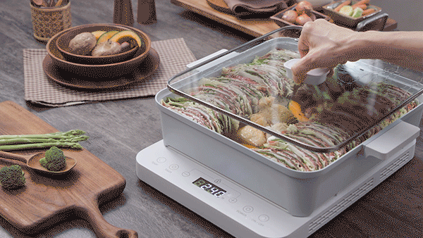 벤하임 헬씨쿡 2단 편백찜기 풀세트
