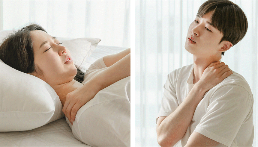 NEW우유베개 하이브리드 기능성 경추베개