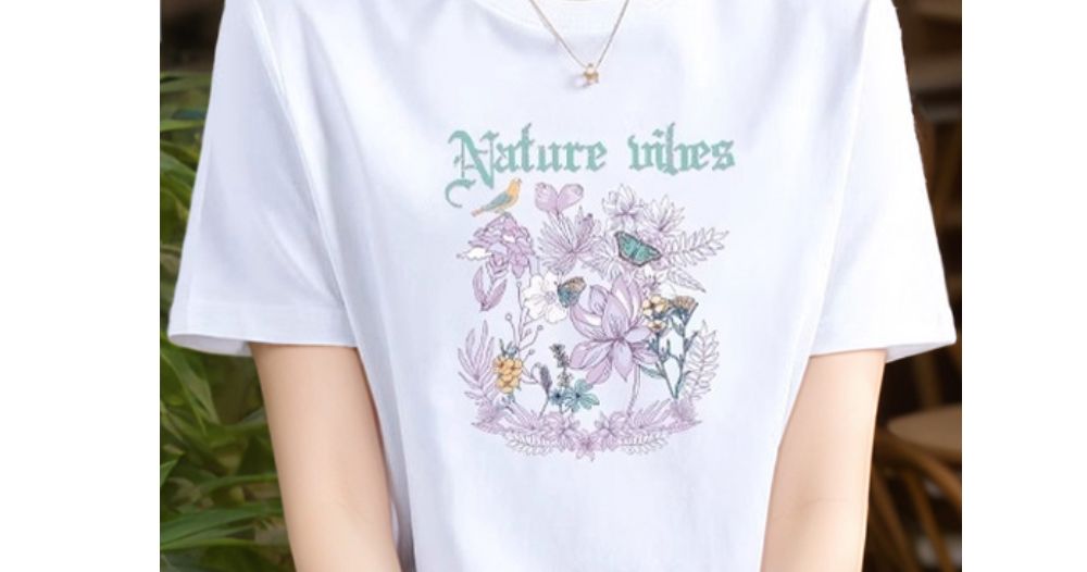 반팔 티셔츠 모델 착용 이미지-S1L55