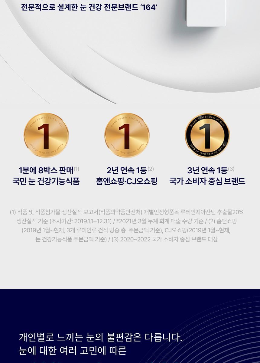 뉴트리원 정우성 루테인지아잔틴164 GR 15박스(15개월분)