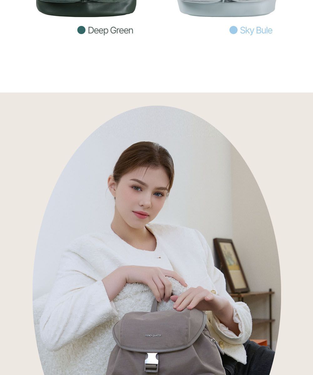프렌치쿼터 조이 나일론 백팩