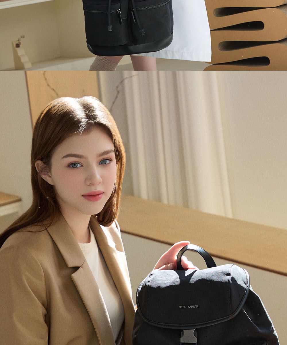프렌치쿼터 조이 나일론 백팩