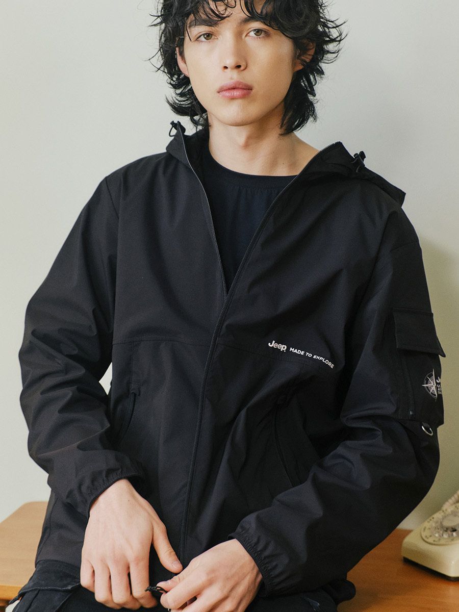 지프 트레일블레이저 남녀공용 윈드브레이커 테크 자켓