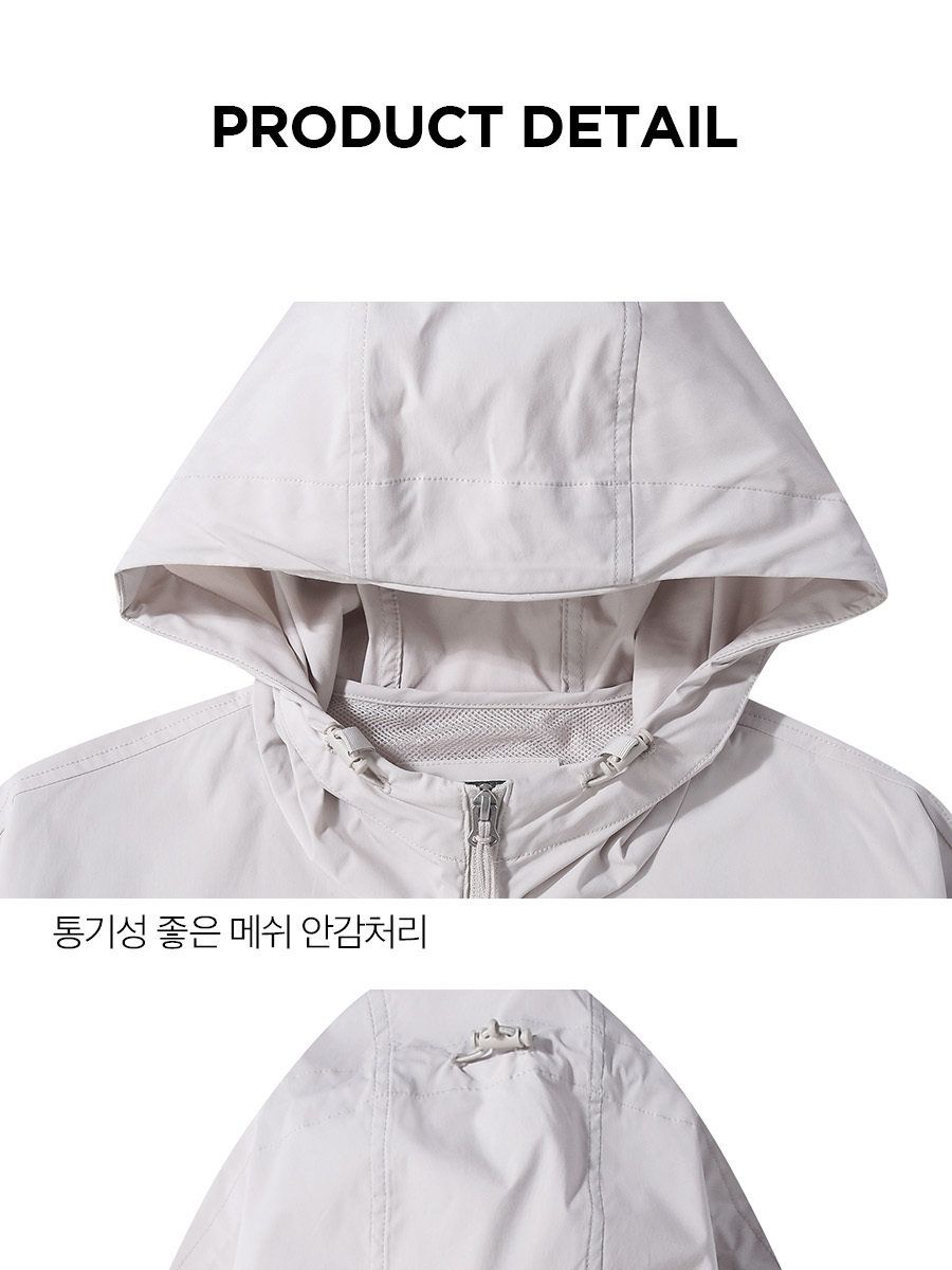 지프 트레일블레이저 남녀공용 윈드브레이커 테크 자켓