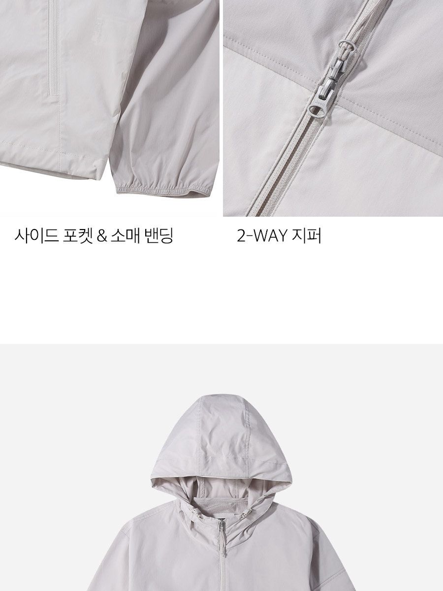 지프 트레일블레이저 남녀공용 윈드브레이커 테크 자켓