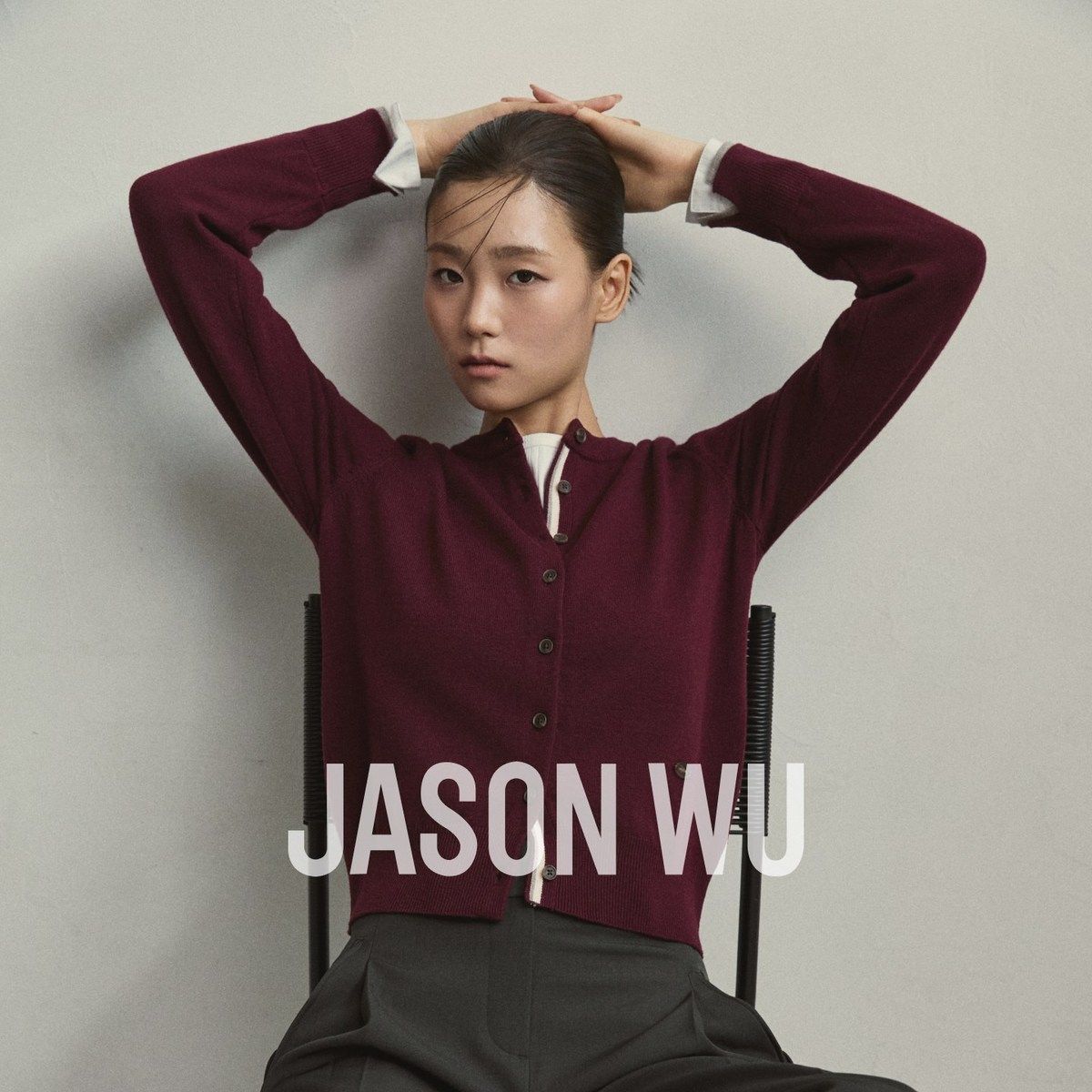 제이슨우 26FW NEW Laurel 컬러 트림 가디건 3종