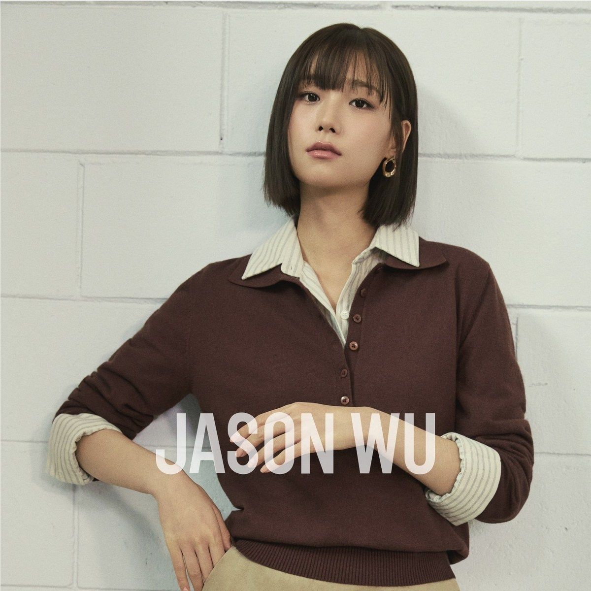 제이슨우 [미리주문폭발수량선점필수] 26FW Brooklyn 캐시미어 딥 V넥 폴로 니트 3종