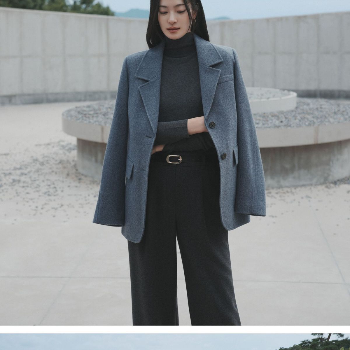 모르간 26FW 아틀리에 트윌 울 재킷