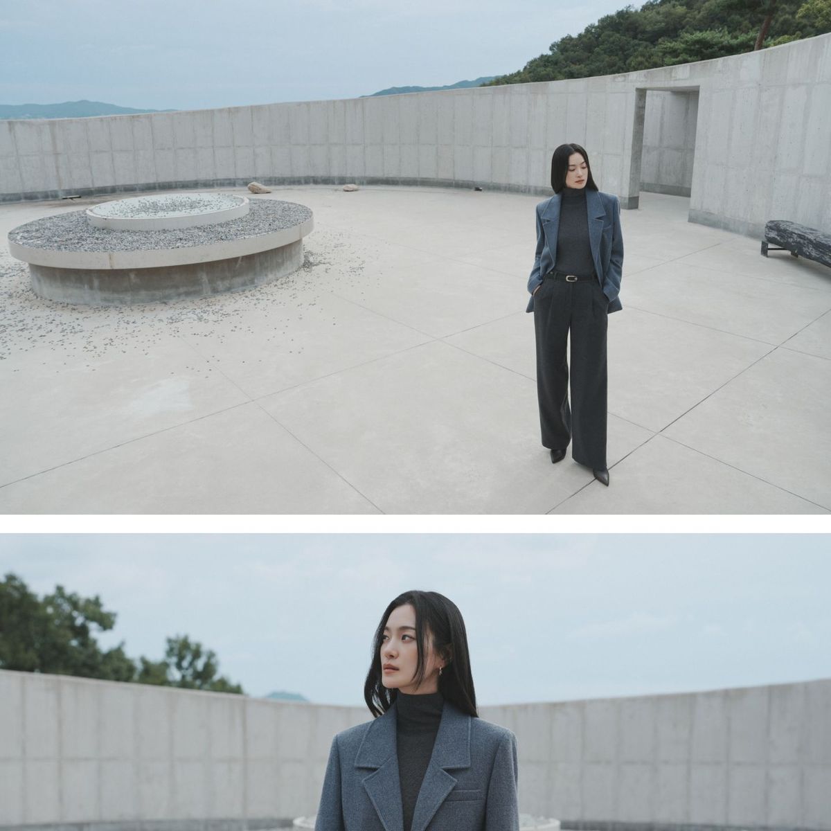 모르간 26FW 아틀리에 트윌 울 재킷