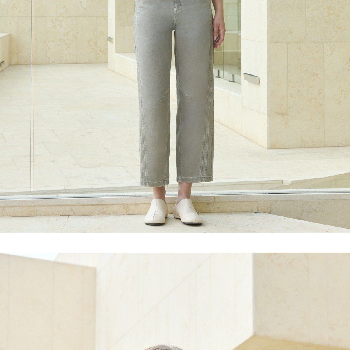 쏘내추럴 26FW 스모킹 자수 블라우스