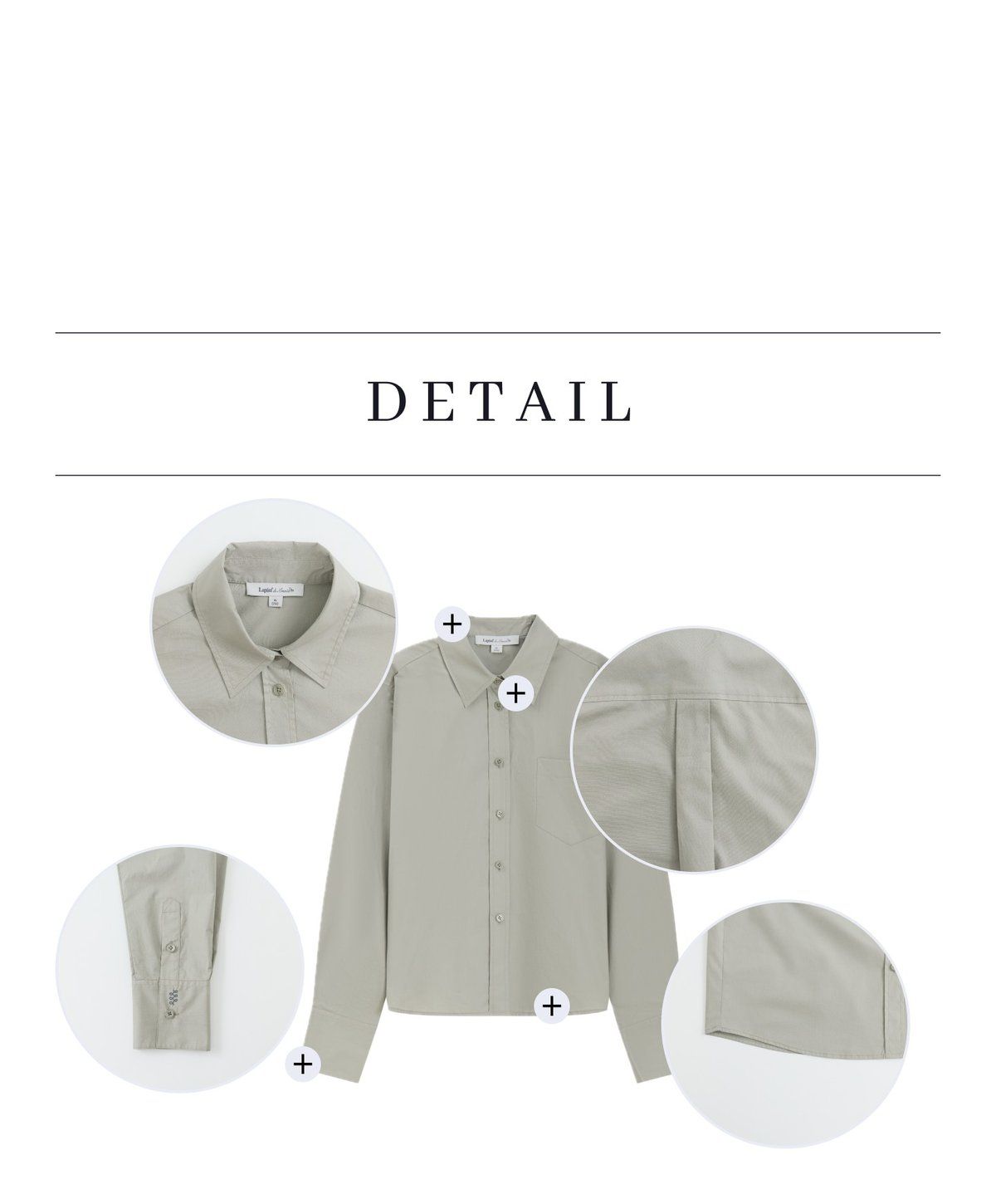 [최초 2만원 인하]라삐아프 26FW 실켓코튼 셔츠 2종(블랙 공통)(런칭 가격 69,900원)