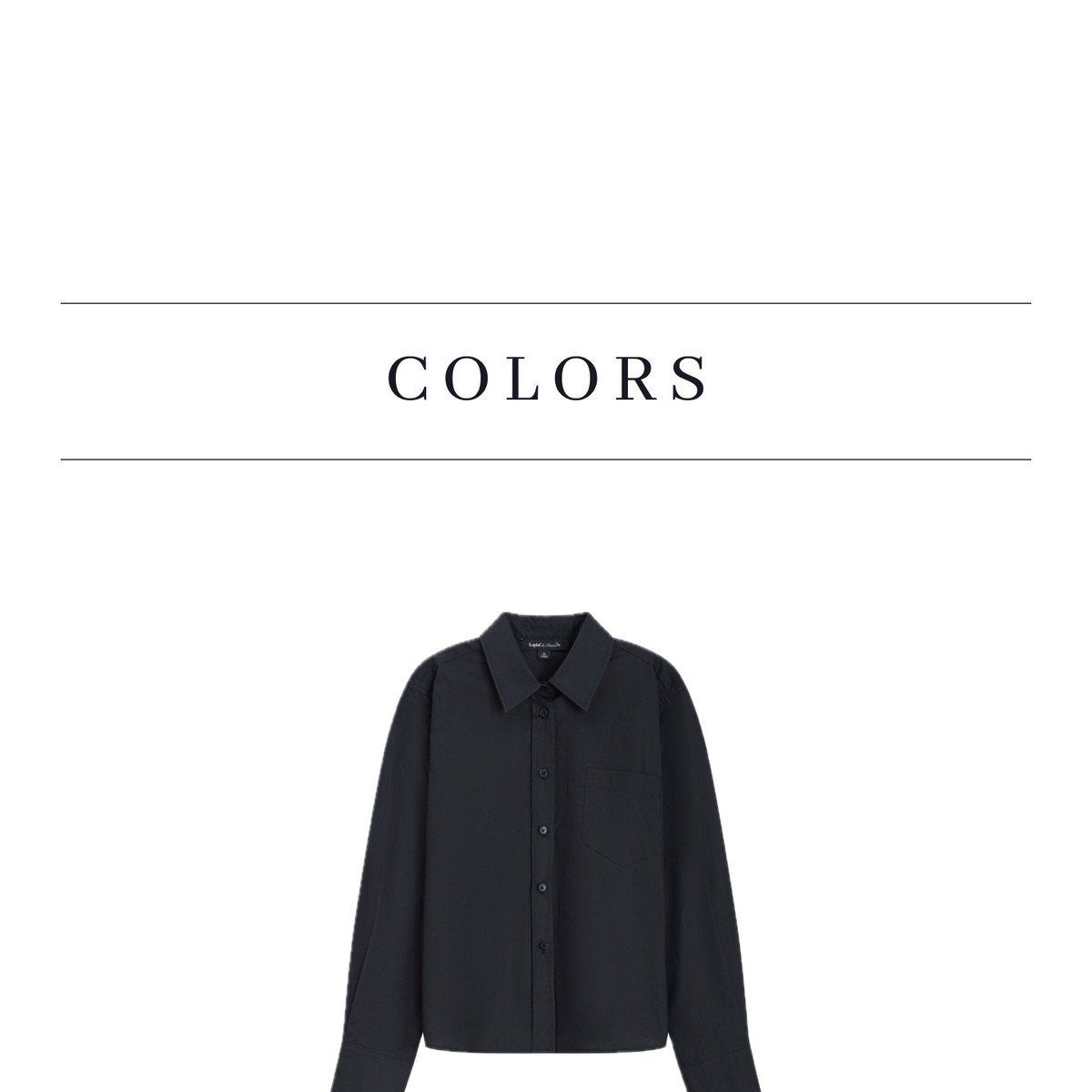 [최초 2만원 인하]라삐아프 26FW 실켓코튼 셔츠 2종(블랙 공통)(런칭 가격 69,900원)
