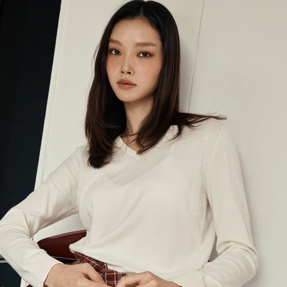 라삐아프 26FW 루즈핏 클래식 V넥 니트 풀오버 3종