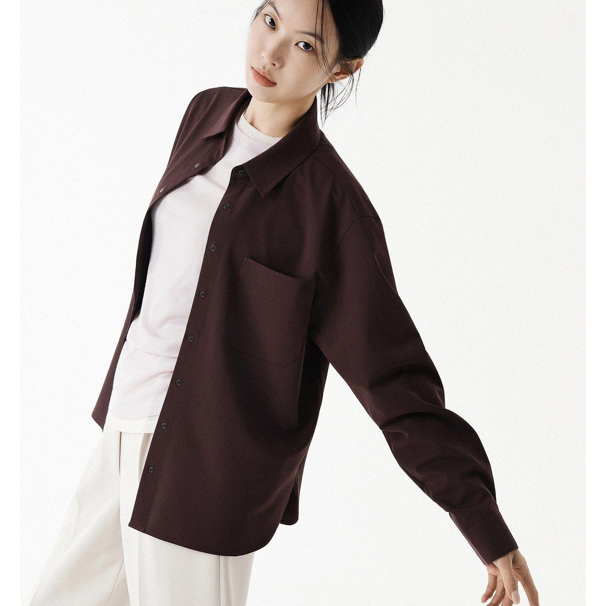 분트로이 26FW 360스트레치 스냅버튼 셔츠 2종