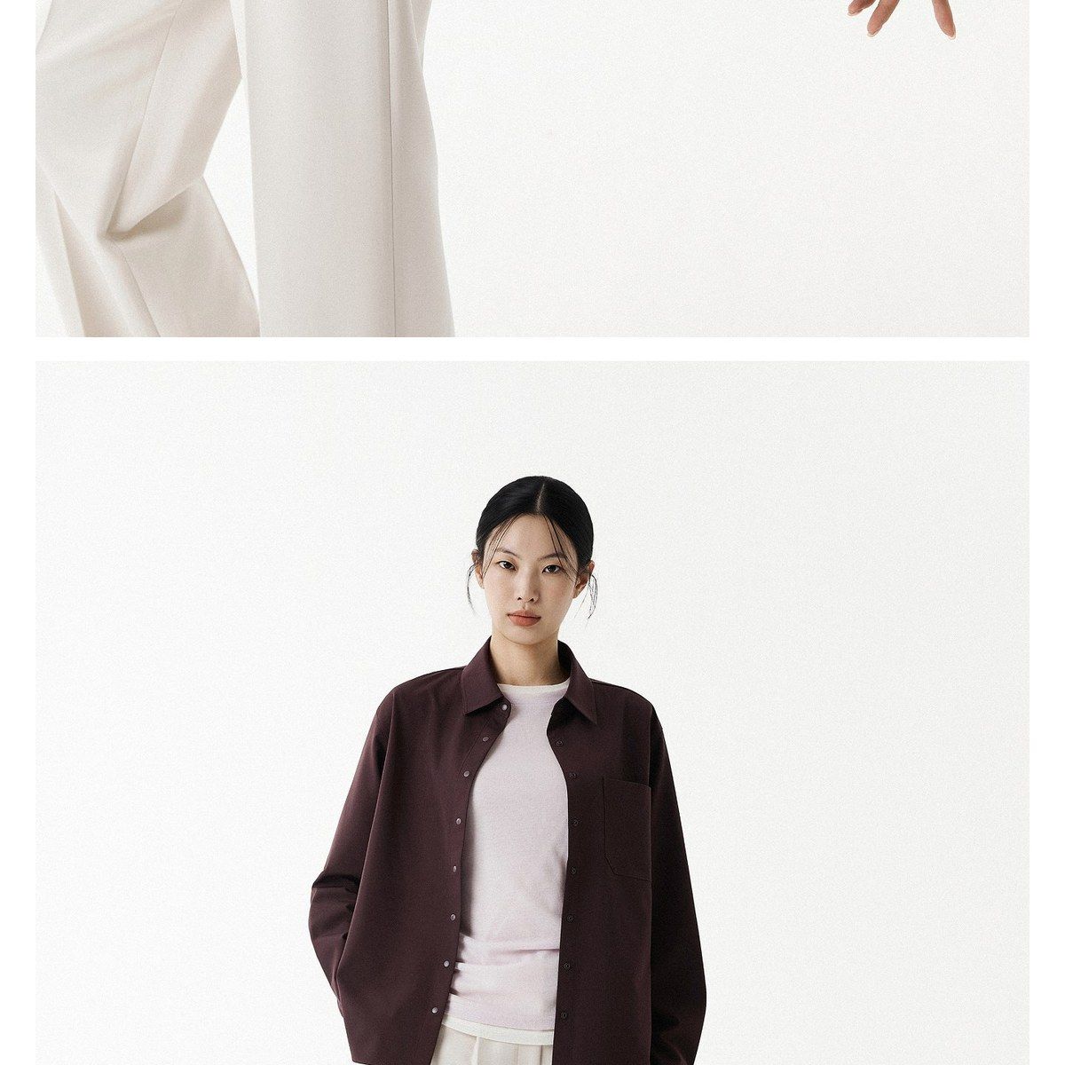 분트로이 26FW 360스트레치 스냅버튼 셔츠 2종