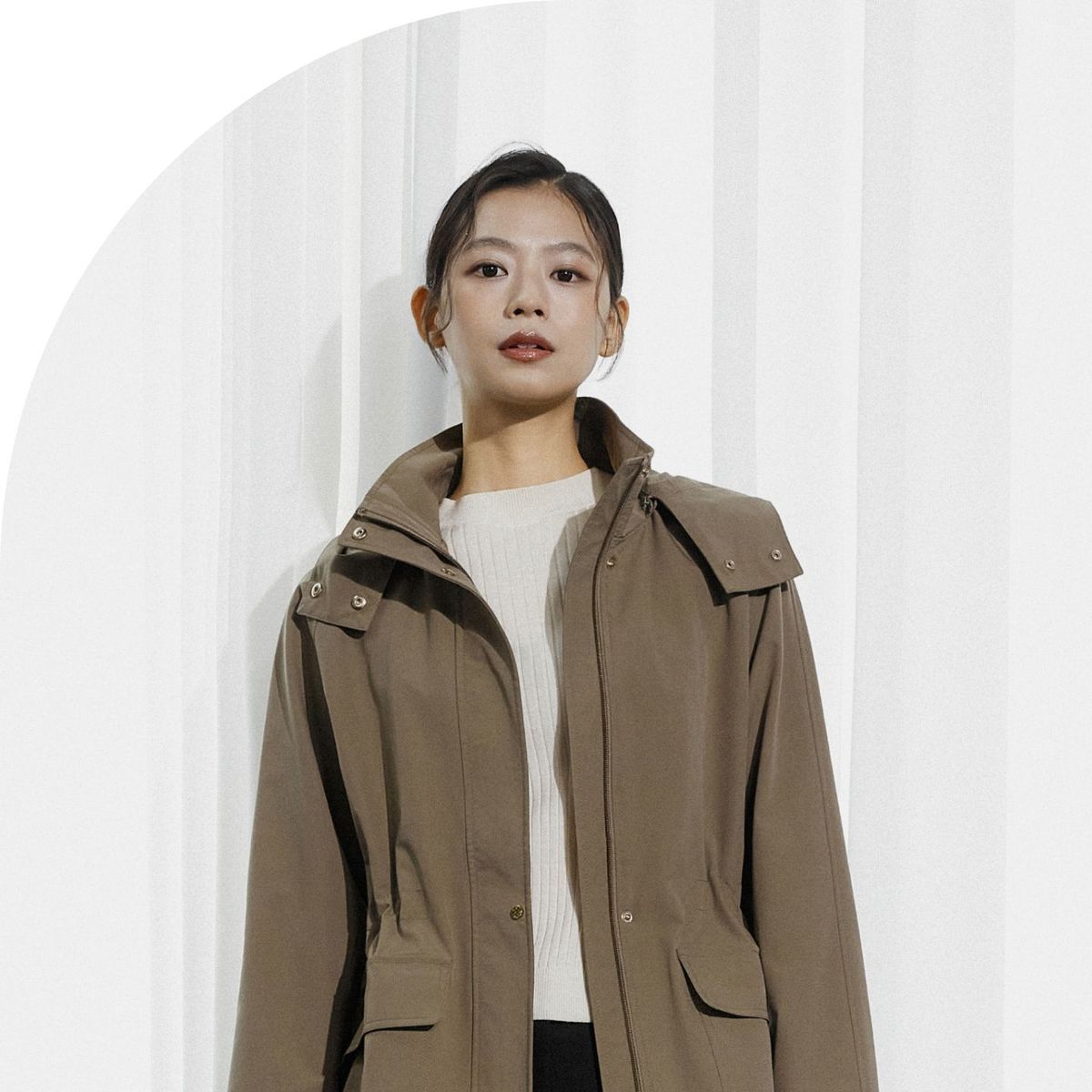 코어 어센틱 26FW 후드 야상 재킷