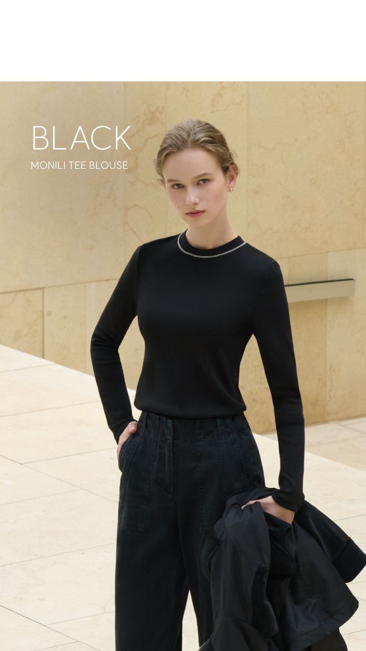 쏘내추럴 26FW 모닐리 소프트 티블라우스 3종